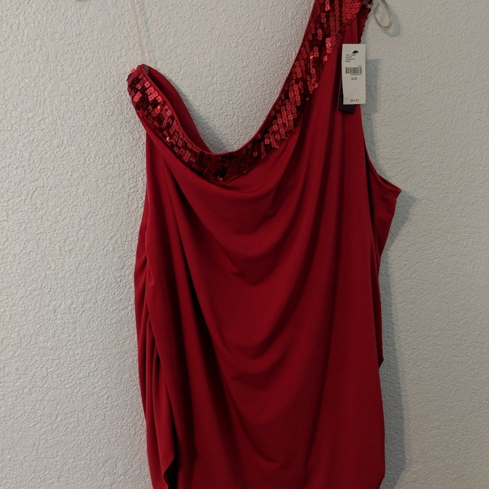 Lane Bryant sequin formal top